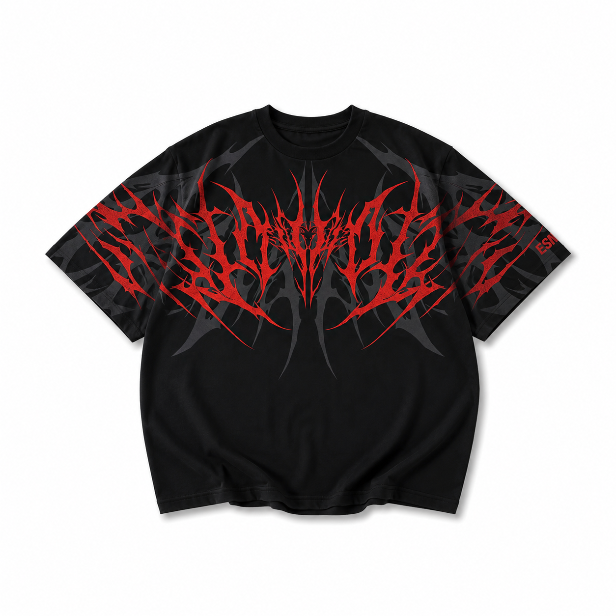 CRIMSON WRATH (RED) - OVERSIZED T-SHIRT