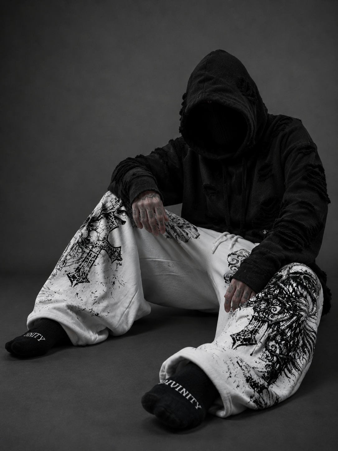 LUNAR VEINS (WHITE) - COMFORT PANTS