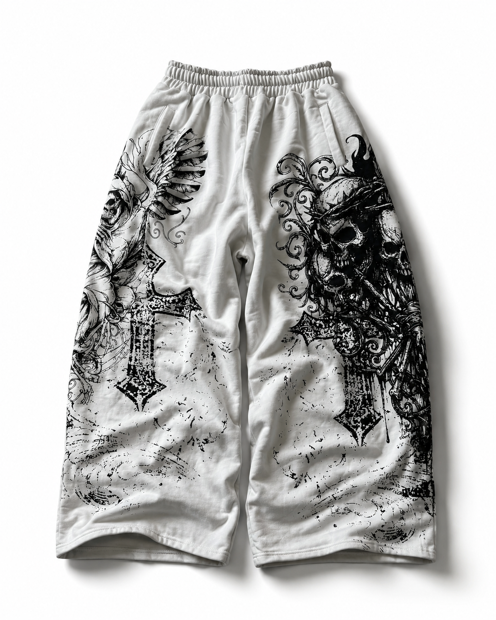 LUNAR VEINS (WHITE) - COMFORT PANTS