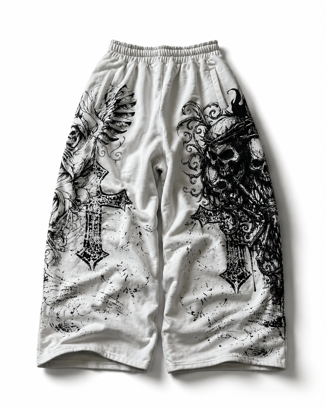 LUNAR VEINS (WHITE) - COMFORT PANTS