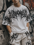 VOID SIGIL (WHITE) - OVERSIZED T-SHIRT